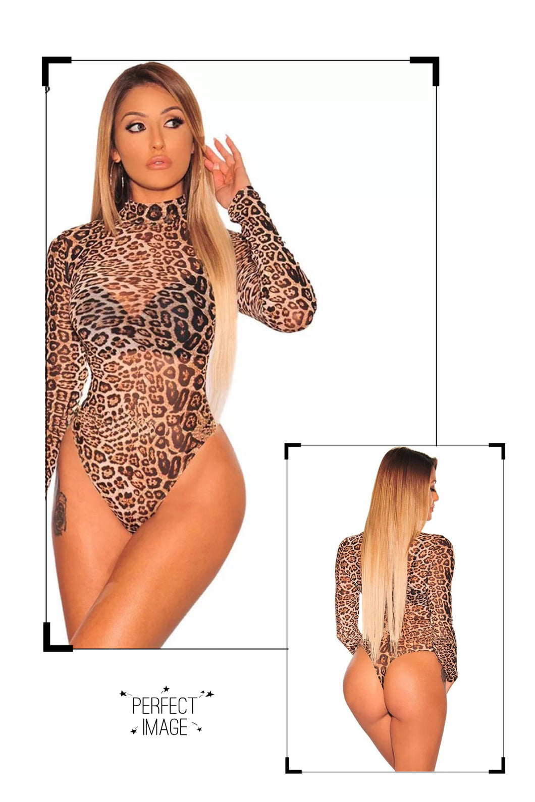 Bodysuit Estampa Leopardo